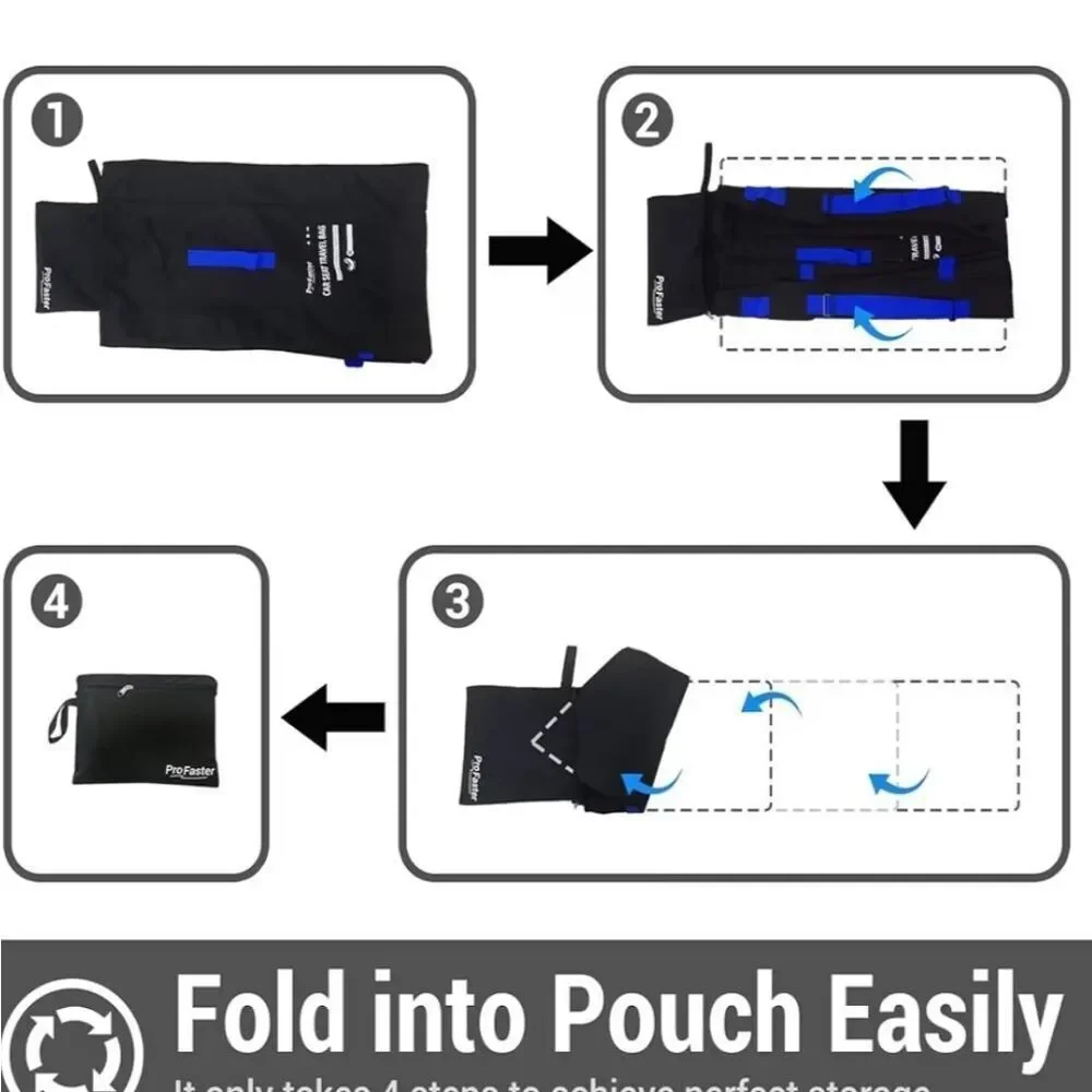 Black Car Seat Travel Bag